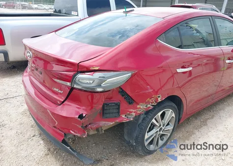 2017 Hyundai Elantra Limited z USA, uszkodzony, nr VIN KMHD84LF4HU267868
